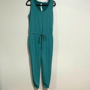 White Birch size Small Jumpsuit turquoise color
